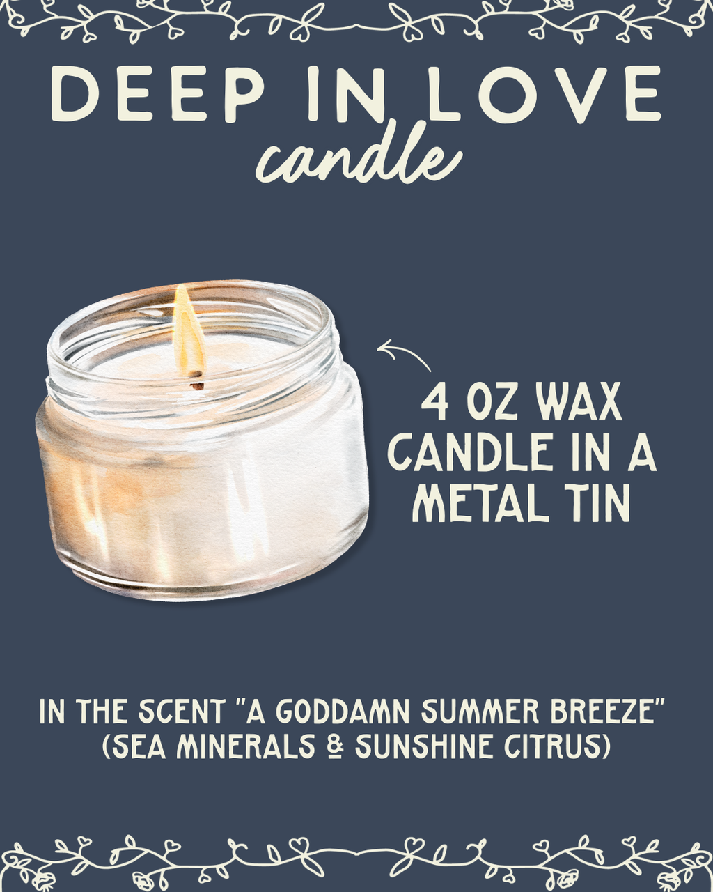 Deep In Love Candle