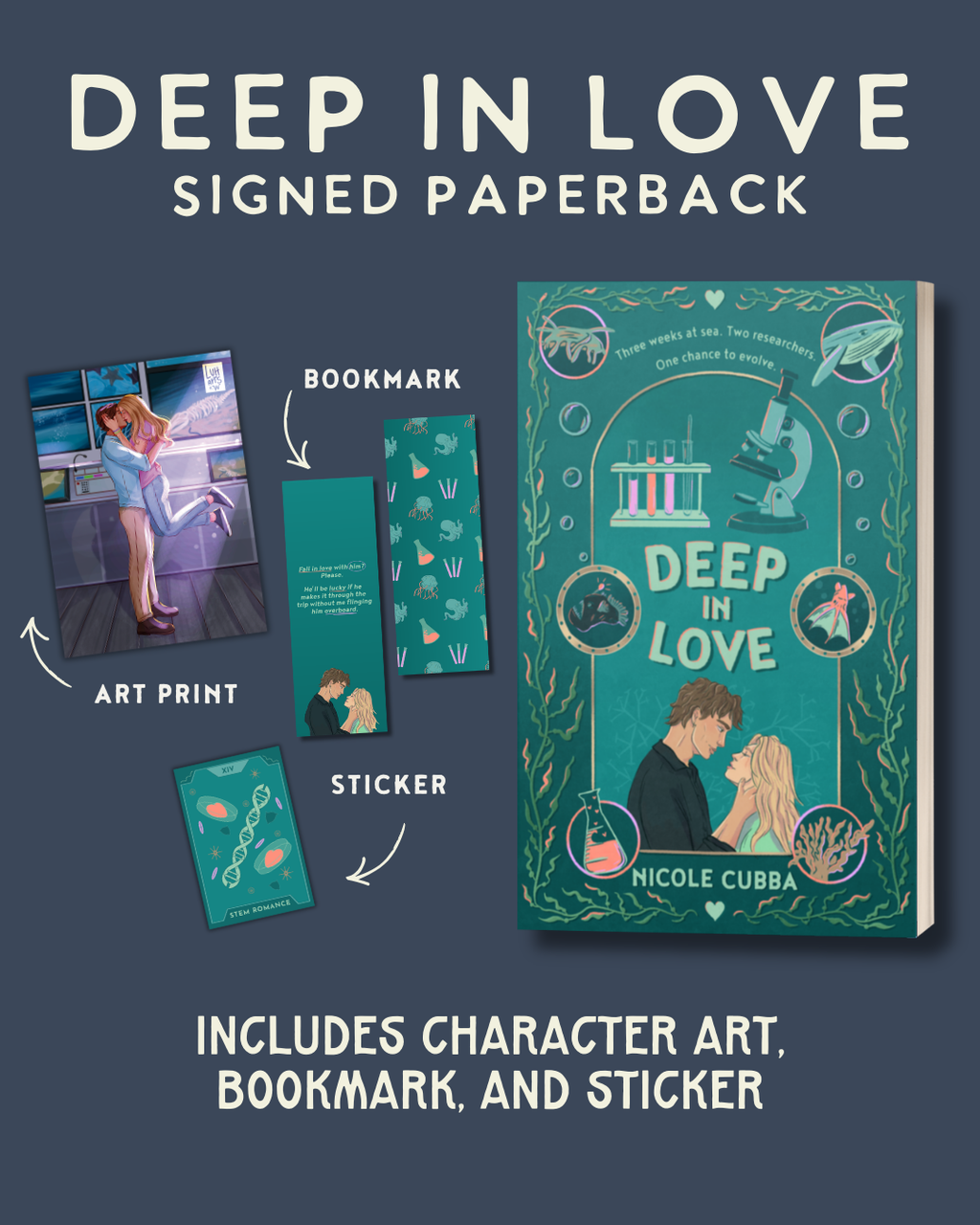 Signed copy of Deep In Love