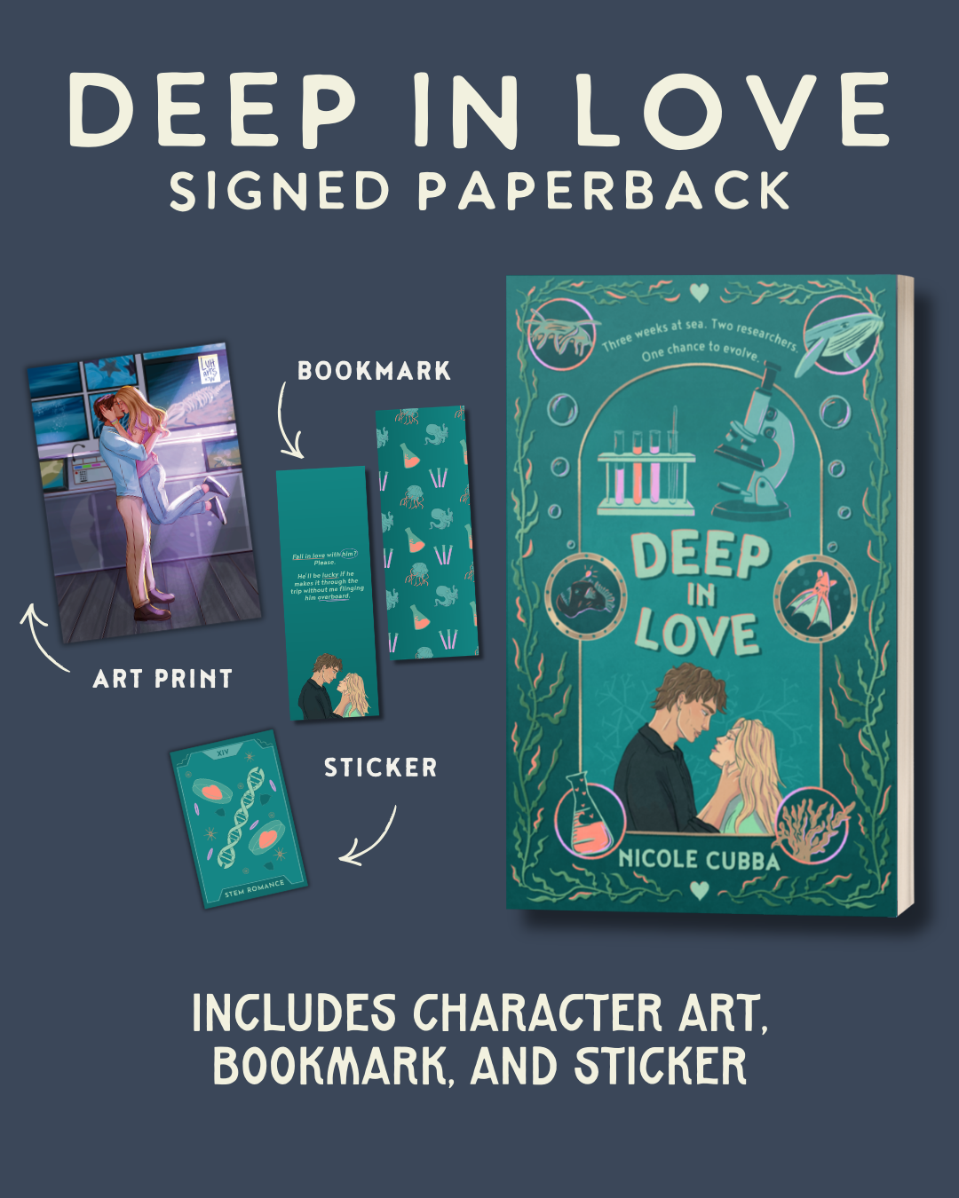 Signed copy of Deep In Love